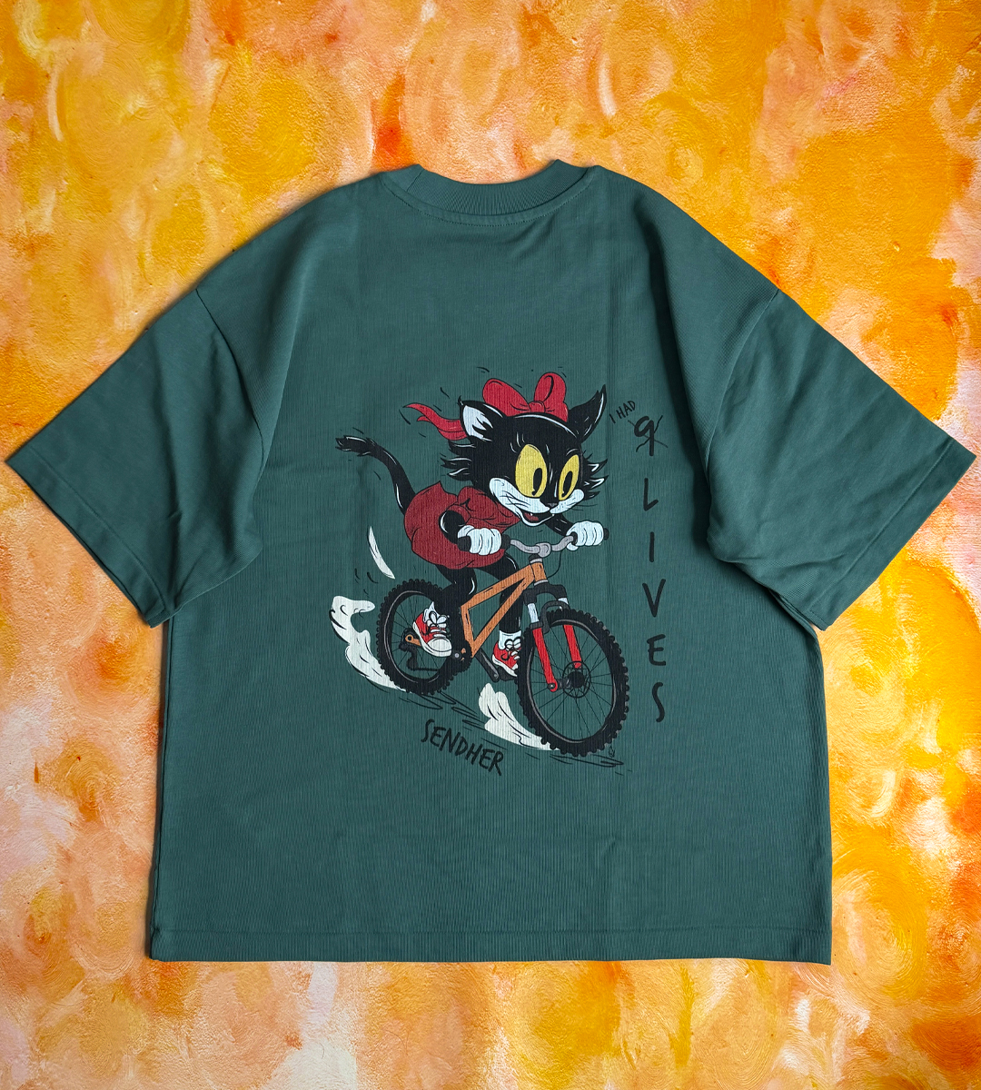 9 Lives Heavy Weight Boxy T-Shirt