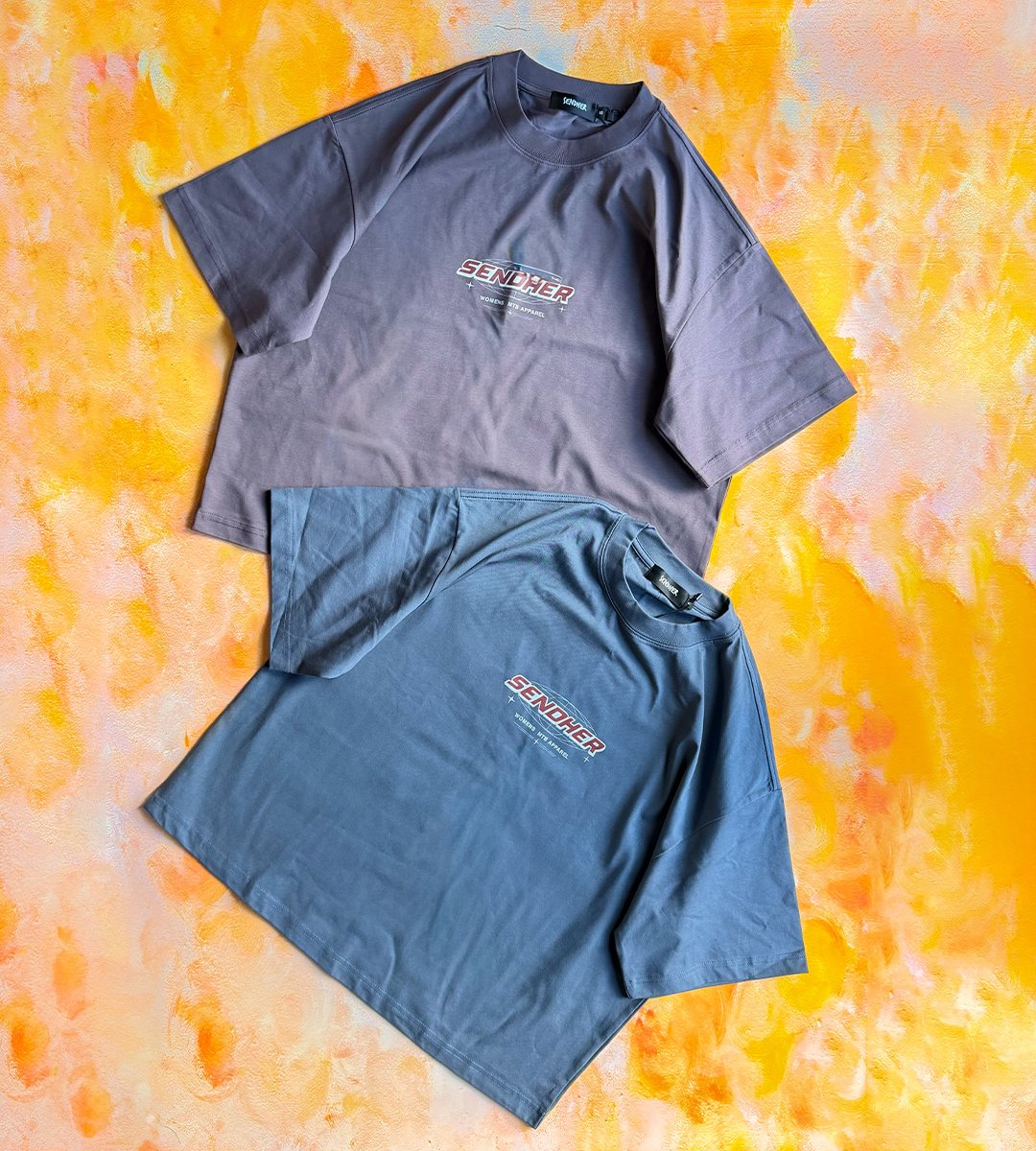 Retro Sendher Boxy T-Shirt