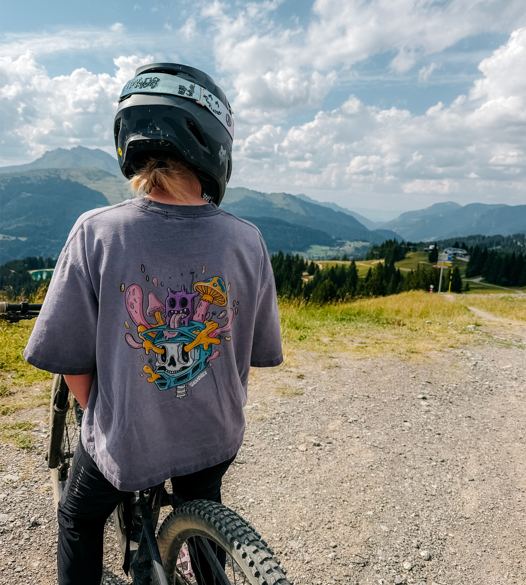 Wacky Skull Boxy T-Shirt