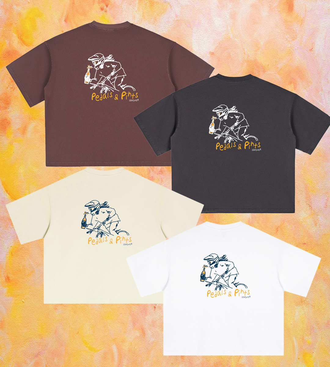 Pedals & Pints Boxy T-Shirt